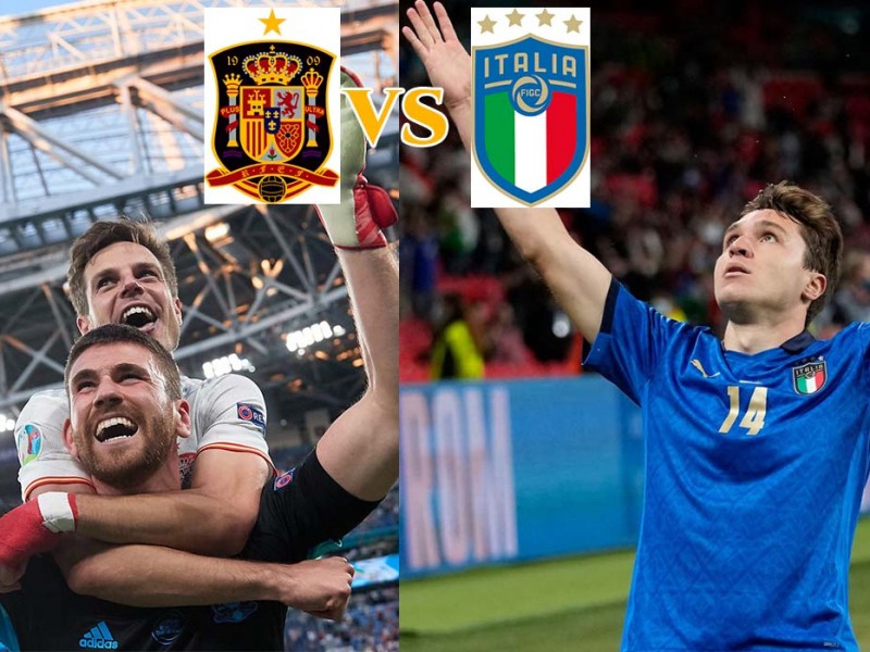 युराे कपकाे सेमिफाइनलमा आज राती इटली र स्पेन भिड्दै